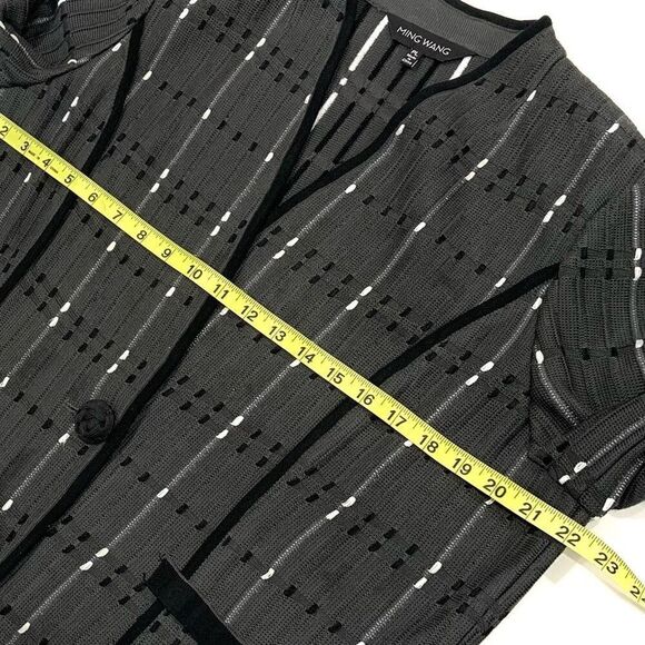 MING WANG Sweater Blazer (Sz Petite Large) - Picture 8 of 10